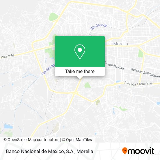 Banco Nacional de México, S.A. map