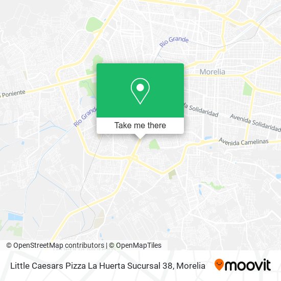 Little Caesars Pizza La Huerta Sucursal 38 map