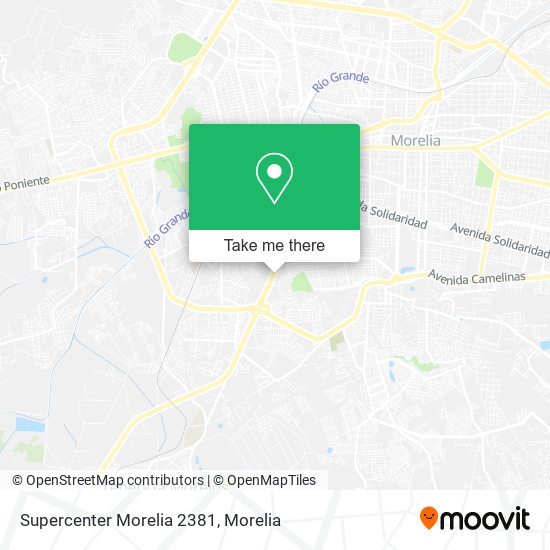 Supercenter Morelia 2381 map