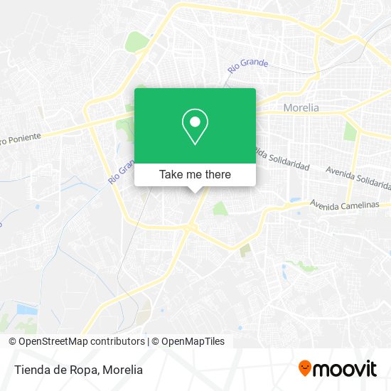 Tienda de Ropa map