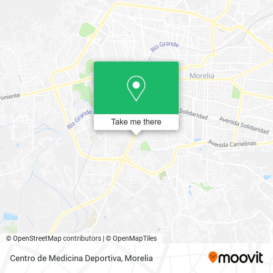 Centro de Medicina Deportiva map