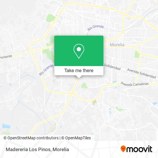 Mapa de Madereria Los Pinos