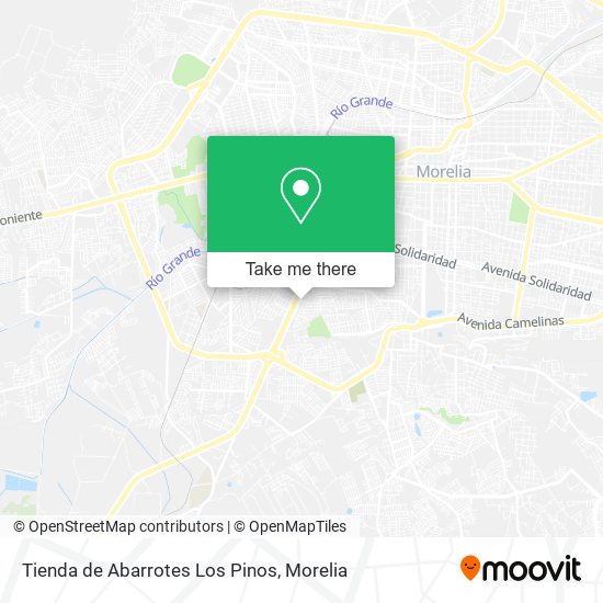 Mapa de Tienda de Abarrotes Los Pinos