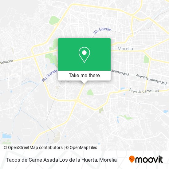 Tacos de Carne Asada Los de la Huerta map
