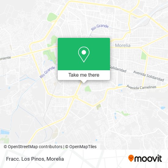 Mapa de Fracc. Los Pinos