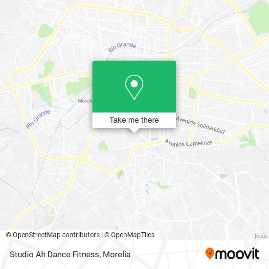 Studio Ah Dance Fitness map