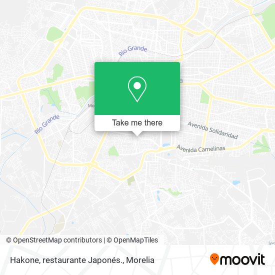 Hakone, restaurante Japonés. map