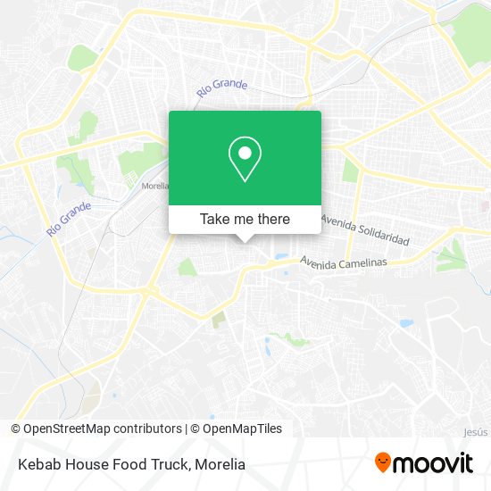 Kebab House Food Truck map