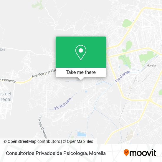 Mapa de Consultorios Privados de Psicología