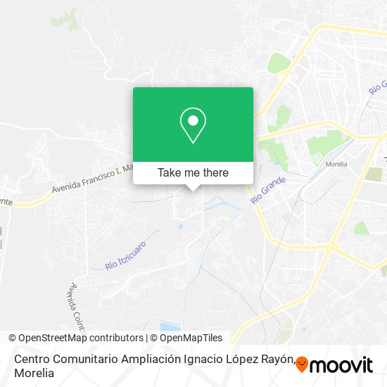 Centro Comunitario Ampliación Ignacio López Rayón map