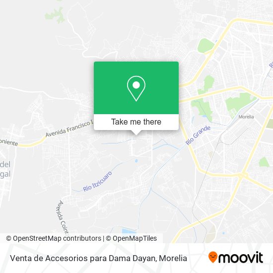Venta de Accesorios para Dama Dayan map