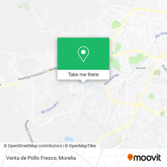 Venta de Pollo Fresco map