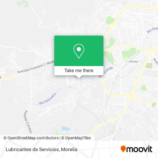Mapa de Lubricantes de Servicios