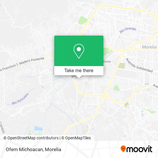Mapa de Ofem Michoacan