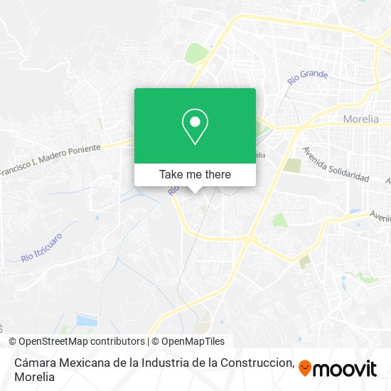 Mapa de Cámara Mexicana de la Industria de la Construccion
