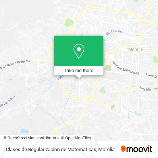Mapa de Clases de Regularizacion de Matematicas