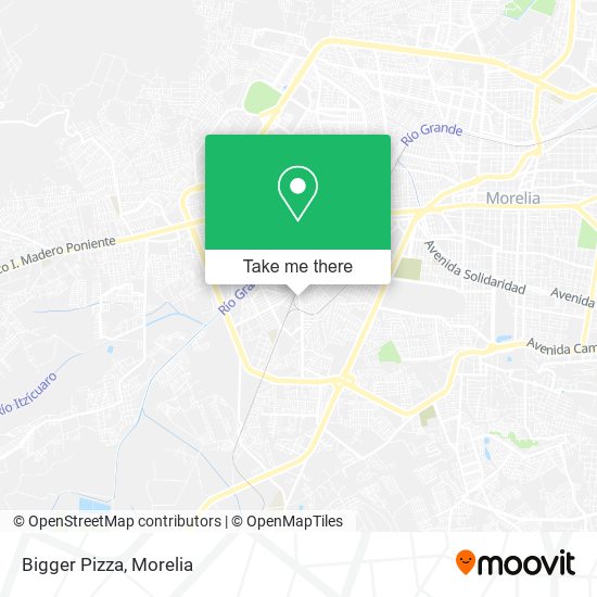 Bigger Pizza map