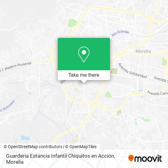 Mapa de Guarderia Estancia Infantil Chiquitos en Acción