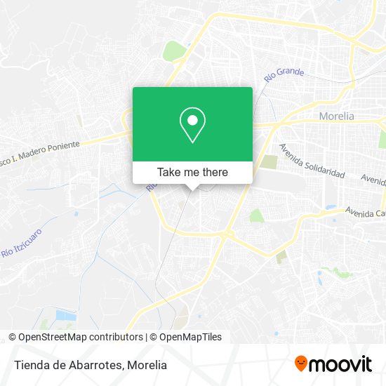 Mapa de Tienda de Abarrotes