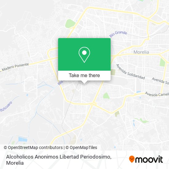 Mapa de Alcoholicos Anonimos Libertad Periodosimo
