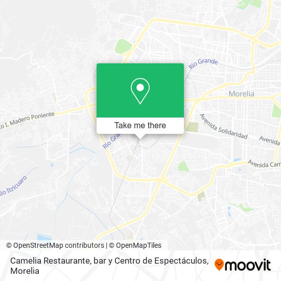 Camelia Restaurante, bar y Centro de Espectáculos map