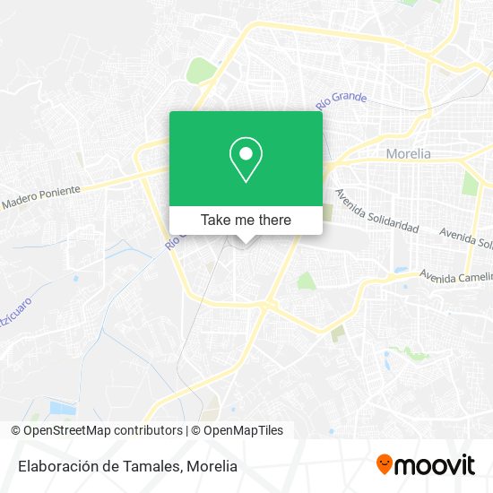 Mapa de Elaboración de Tamales