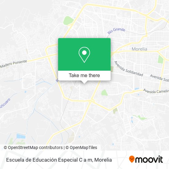 Escuela de Educación Especial C a m map