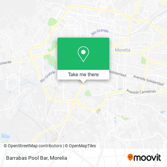 Mapa de Barrabas Pool Bar