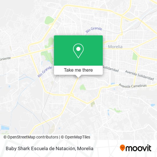 Mapa de Baby Shark Escuela de Natación