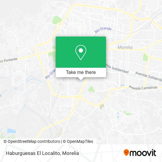 Mapa de Haburguesas El Localito