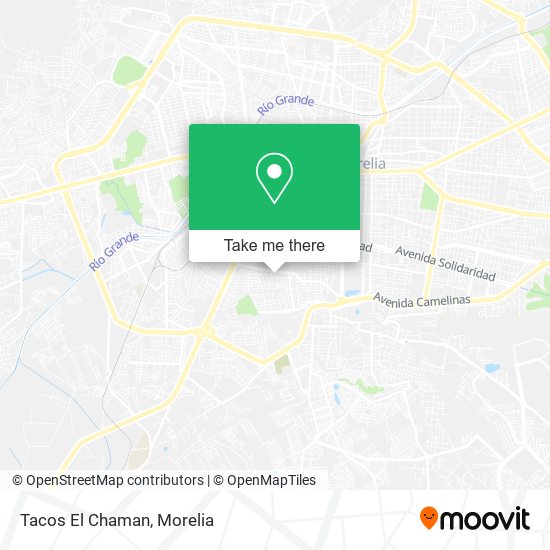 Mapa de Tacos El Chaman