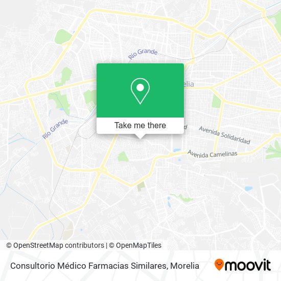 Mapa de Consultorio Médico Farmacias Similares