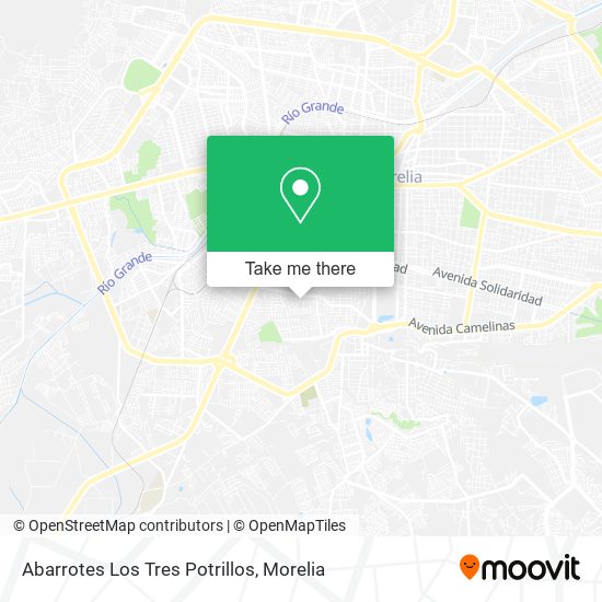 Mapa de Abarrotes Los Tres Potrillos