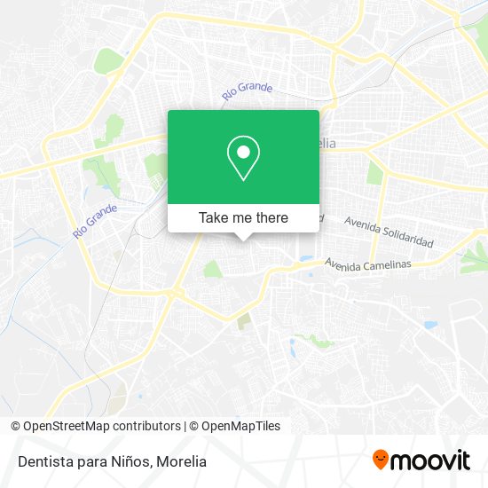 Mapa de Dentista para Niños