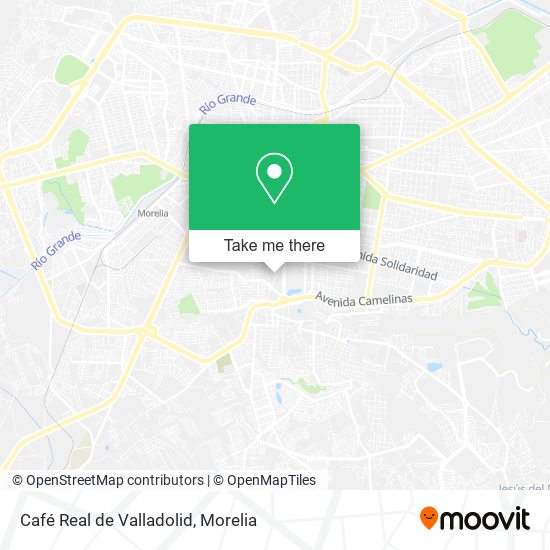 Café Real de Valladolid map