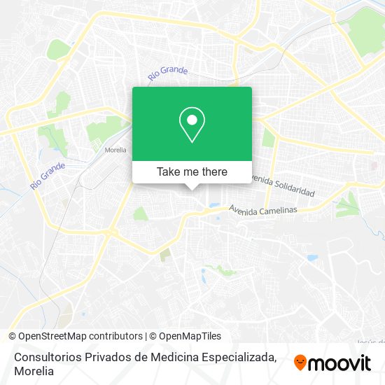 Consultorios Privados de Medicina Especializada map