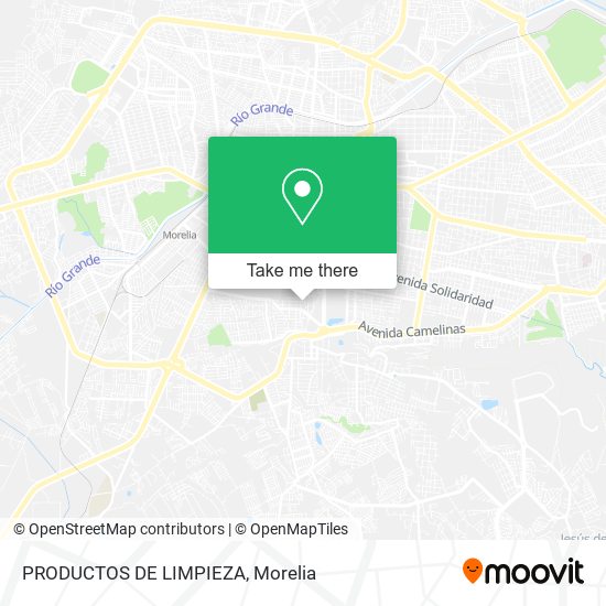 PRODUCTOS DE LIMPIEZA map