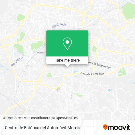 Mapa de Centro de Estética del Automóvil