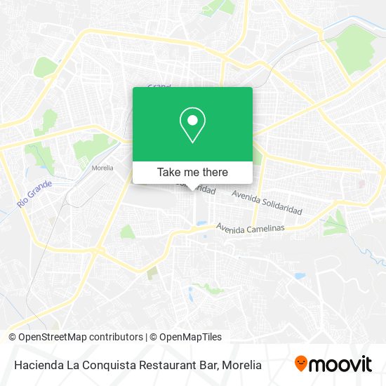 Hacienda La Conquista Restaurant Bar map