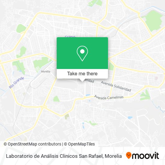 Laboratorio de Análisis Clinicos San Rafael map