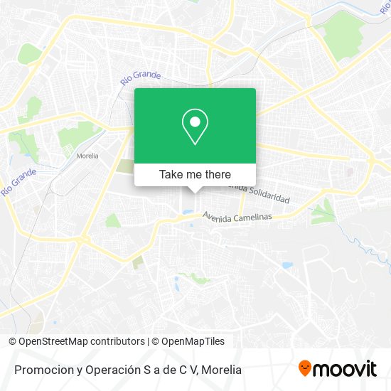 Mapa de Promocion y Operación S a de C V