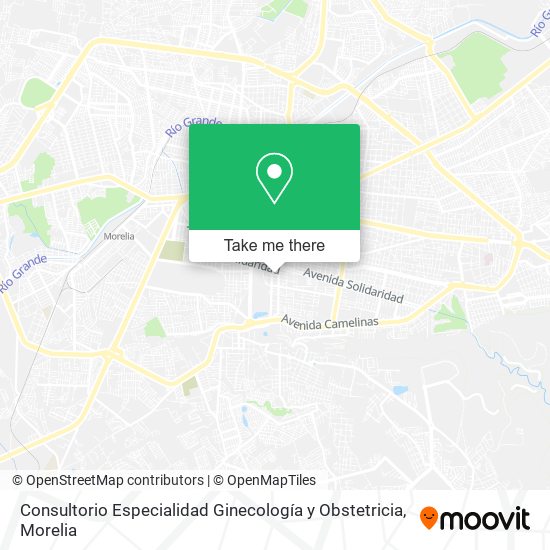 Mapa de Consultorio Especialidad Ginecología y Obstetricia