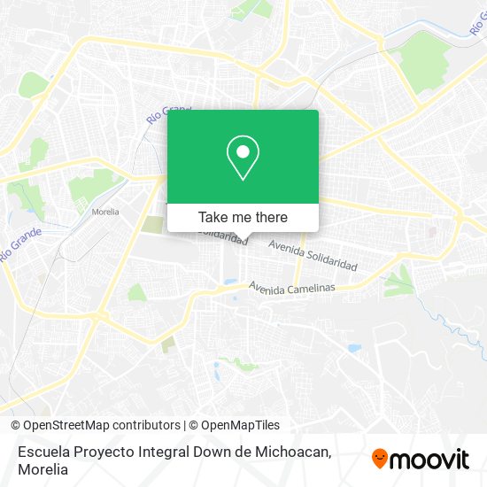 Escuela Proyecto Integral Down de Michoacan map