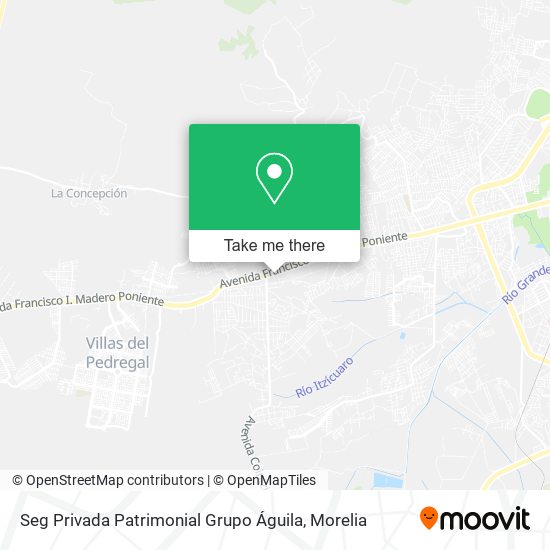 Seg Privada Patrimonial Grupo Águila map