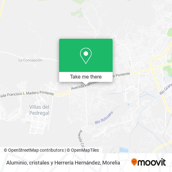 Aluminio, cristales y Herrería Hernández map