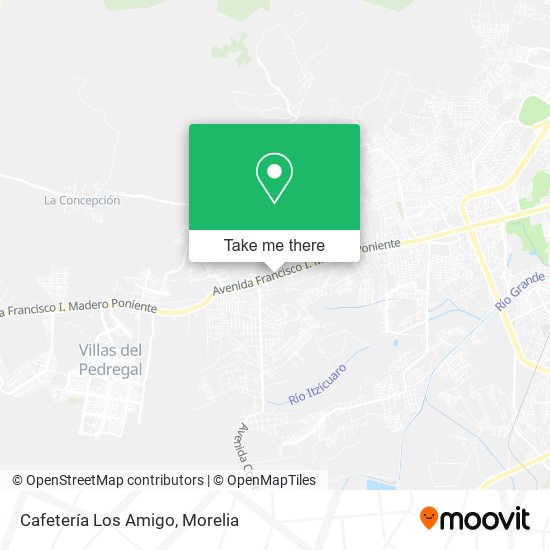 Cafetería Los Amigo map