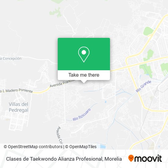 Clases de Taekwondo Alianza Profesional map