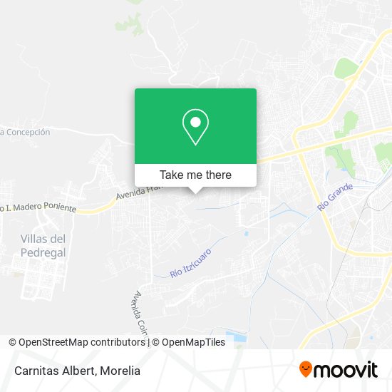 Mapa de Carnitas Albert