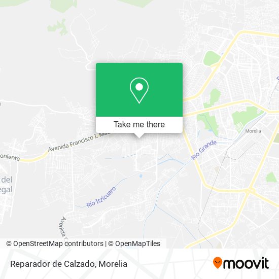 Mapa de Reparador de Calzado