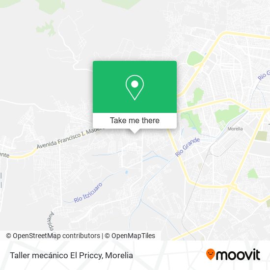 Taller mecánico El Priccy map